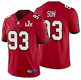 Nike Men & Women & Youth Buccaneers 93 Ndamukong Suh Red 2021 Super Bowl LV Vapor Untouchable Limited Jersey,baseball caps,new era cap wholesale,wholesale hats